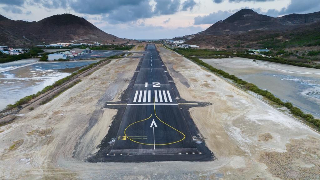 Aéroport de Saint Martin piste